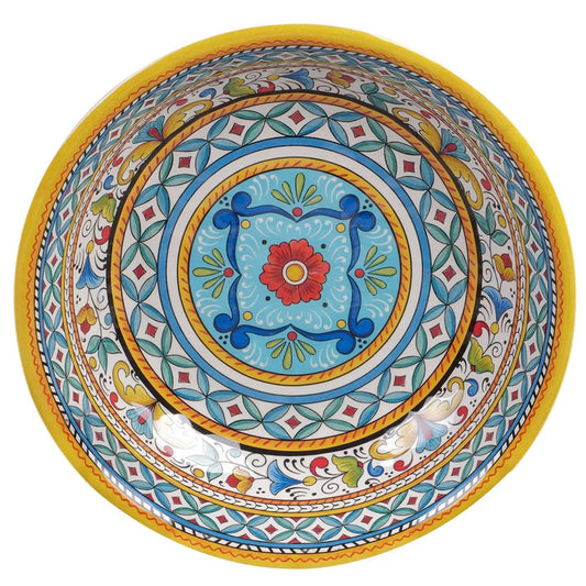 Certified International 28186 Melamine Heavy Weight Collection Portofino Large Serving Bowl, 750 Grams, 13.75-inch Diameter