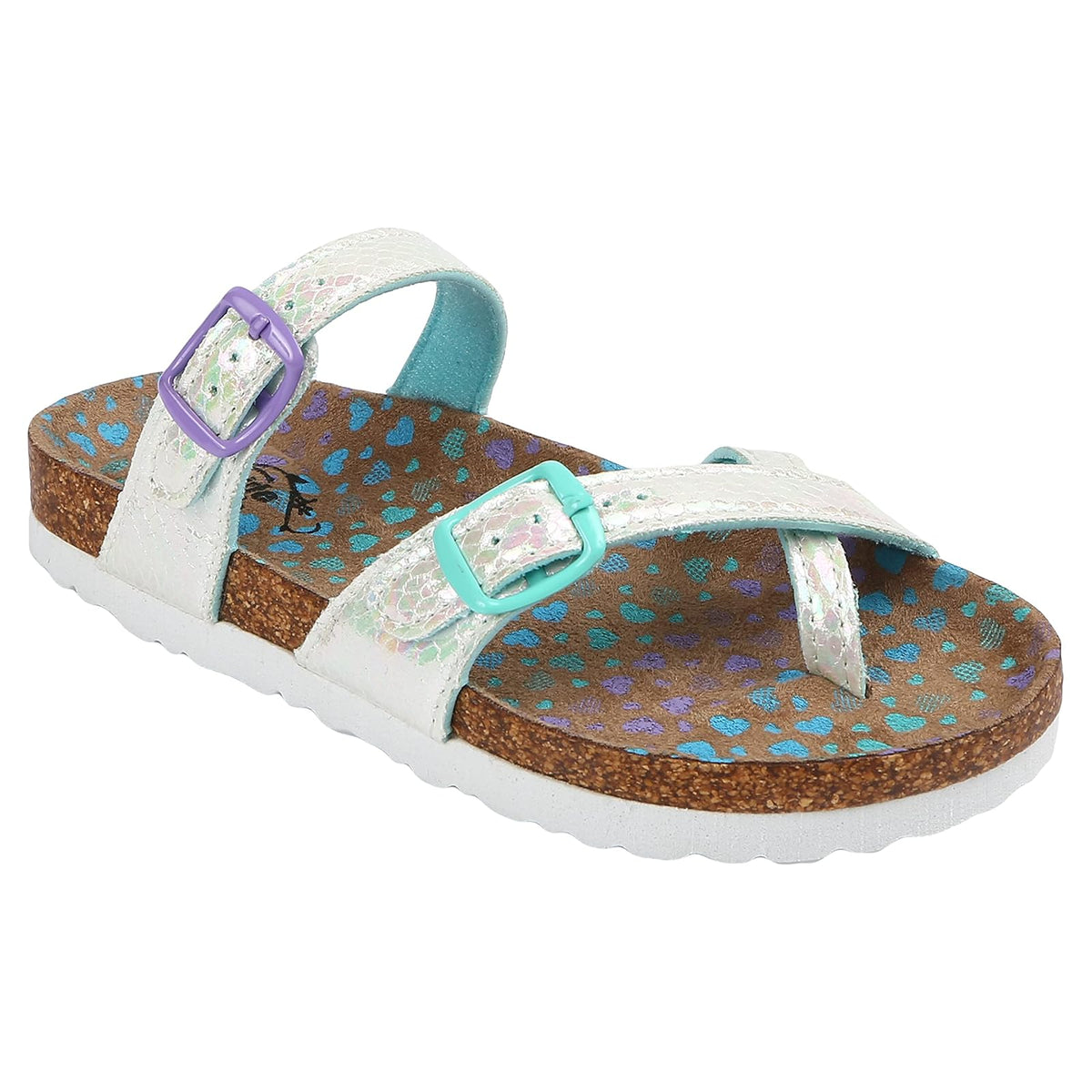 Northside Sandal, 1 Little Kid, White/Multi