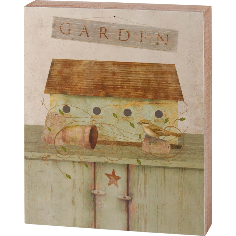 Box Sign - Birdhouse