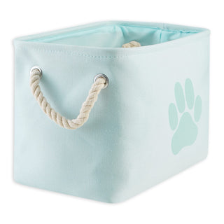 Bone Dry Basket, Small Rectangle, Aqua