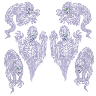 Beistle Decorative Cutout, Standard, White/Green