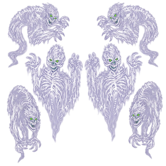 Beistle Decorative Cutout, Standard, White/Green
