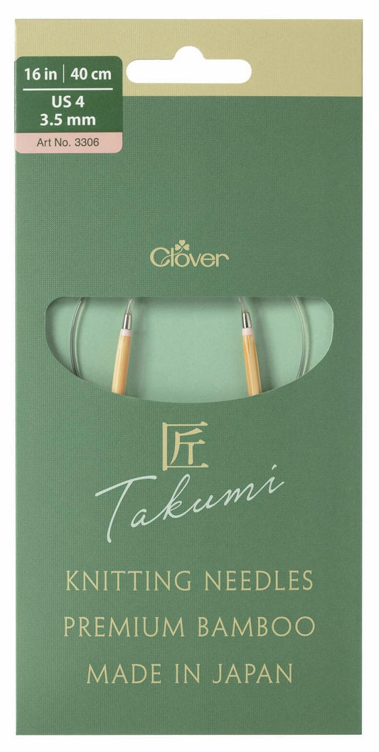 Takumi Pro Circular Knitting Needles 16"-US 4/3.5 mmm