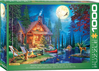 EuroGraphics - Moon Lake Cabin1000 Pieces Jigsaw Puzzle for Adults