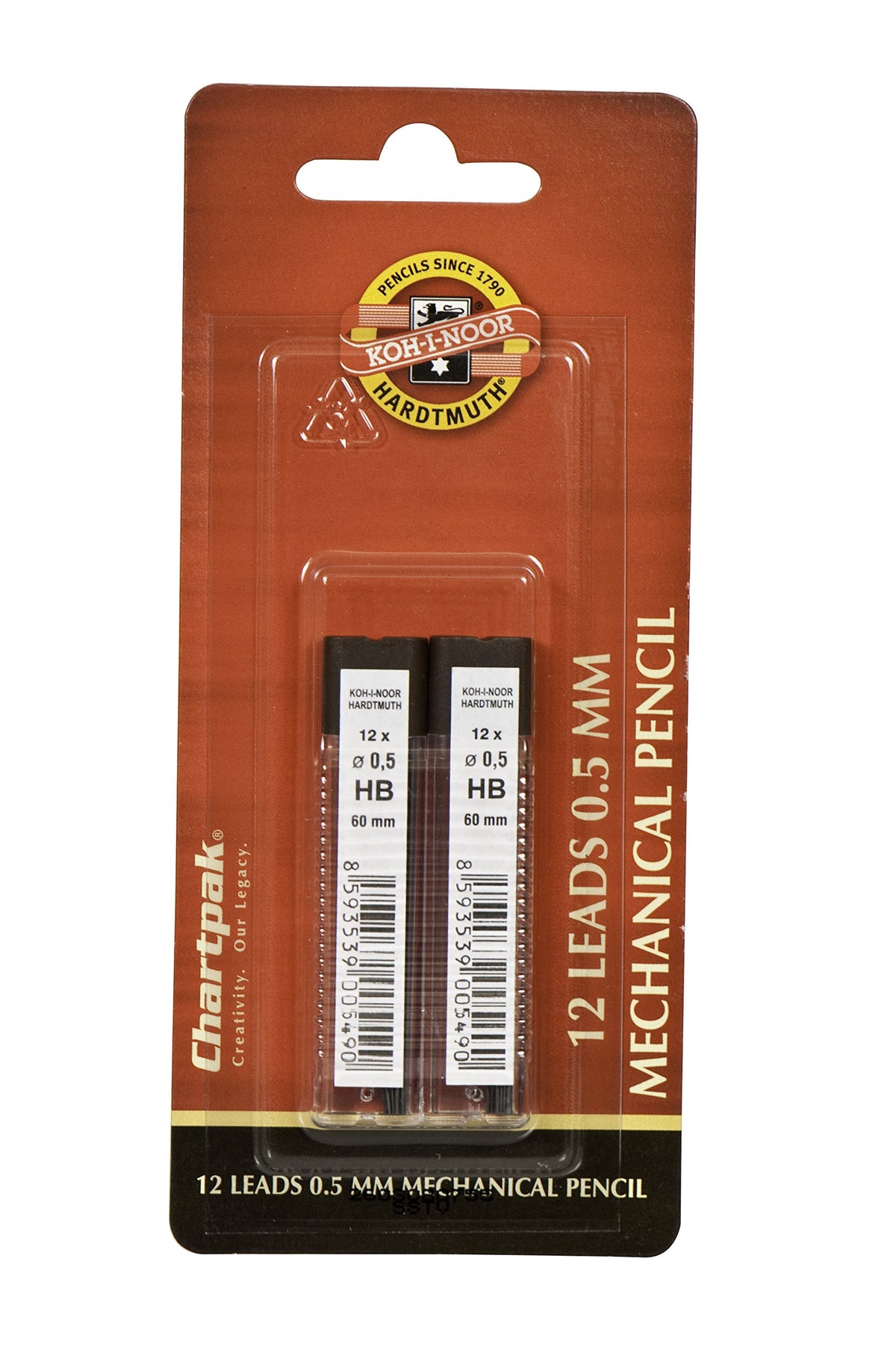 Koh-I-Noor Writing Instrument, 6 Count (Pack of 2), Uncolored