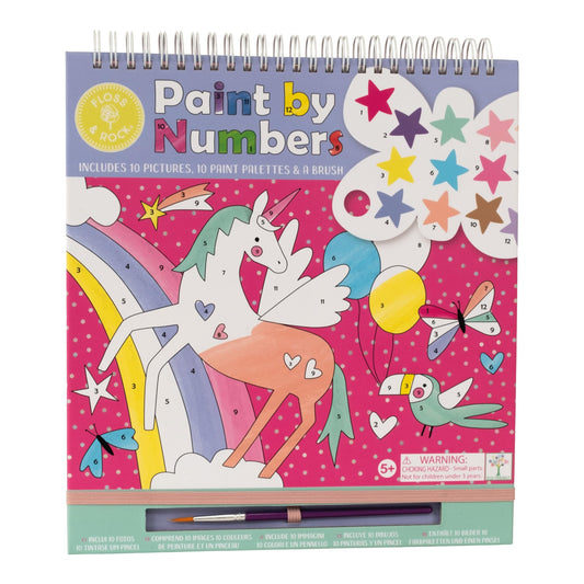 Floss and Rock Paint by Numbers, Fantasy, 10.6-inches Length, Educational Activities for Kids