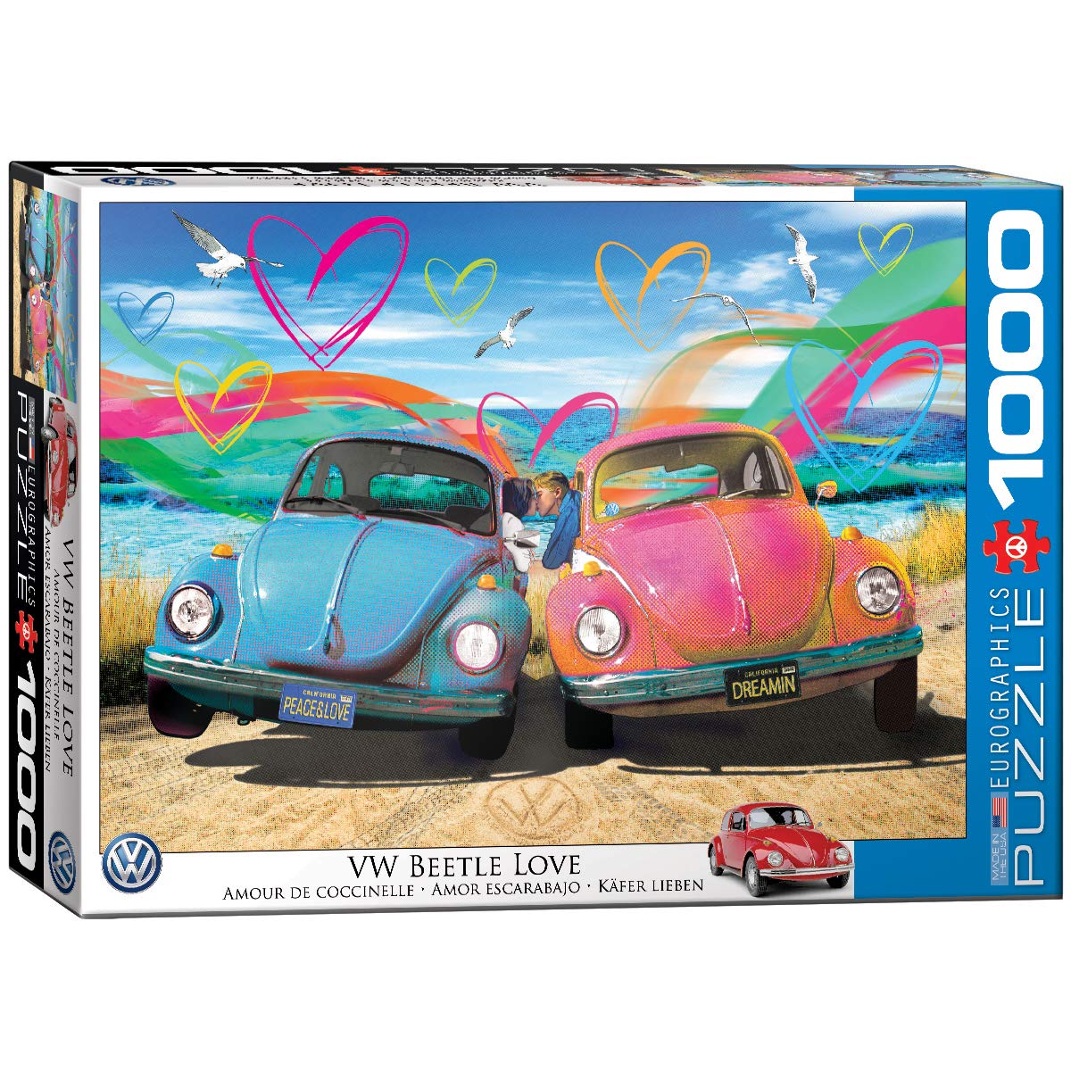 EuroGraphics VW Beetle Love 1000-Piece Puzzle