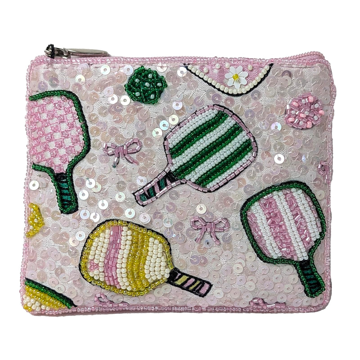 Bamboo Trading Coin Purse Pouch, One Size, Pink Multi
