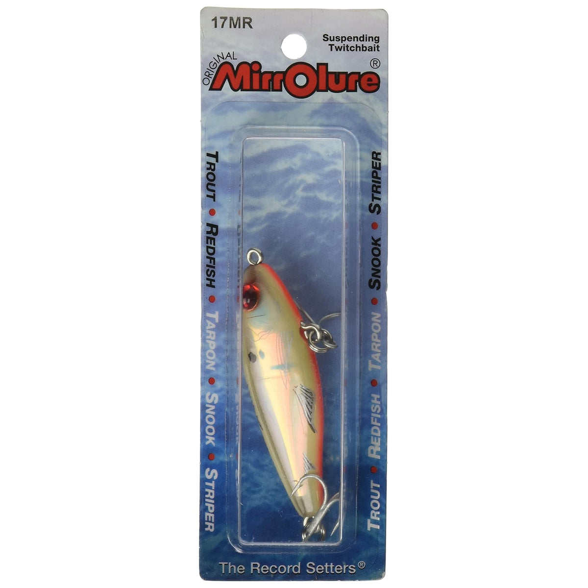 MirrOLure Fishing Hook, 2 5/8 inch 3/8 oz, Black Bk/Org/Silver