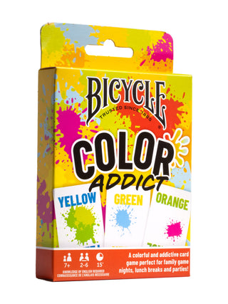Bicycle Tabletop Game, 3.63 x 0.75 x 5.69 inches, Yellow