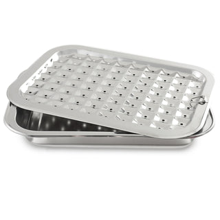 Norpro Roasting Pan, 17 inch, Silver
