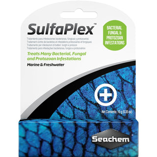 Seachem Aquarium Pond Water Treatment, 10g, white