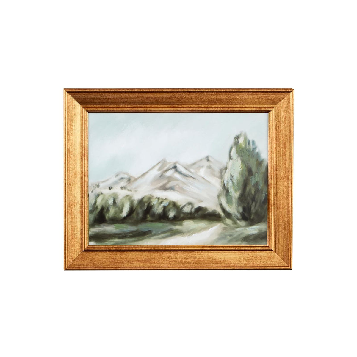 Mud Pie Wall Art, 13"L x 9.3"W, Mountain