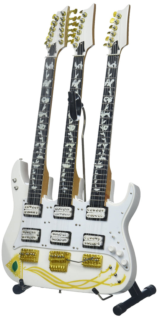 AXE HEAVEN SV-202 Steve Vai Signature Jem Triple Neck Mini Guitar