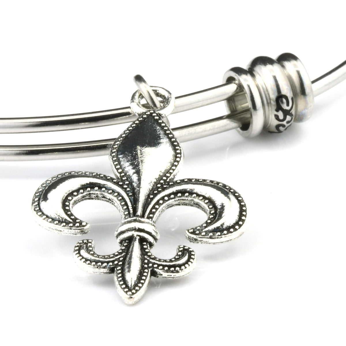 Emerald Park Jewelry Bracelet, Silver, Bangle,Charm