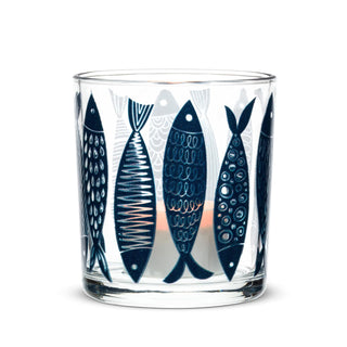 Abbott Collection Candle Holder, 3"H, Fish