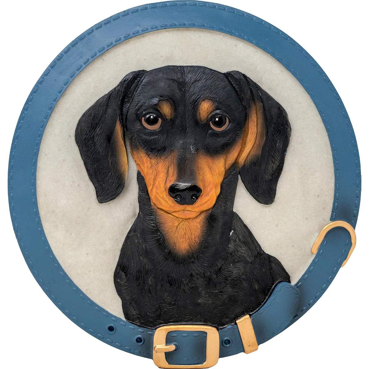 Spoontiques Tile, 9.63" diameter, Dachshund