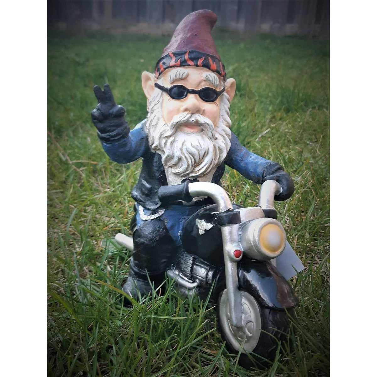HI-LINE Figurine, Brown, Black, Silver, Green, Red, Unique