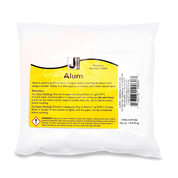1 lb Alum Powder for Marbling, Fabric and Paper Pretreat