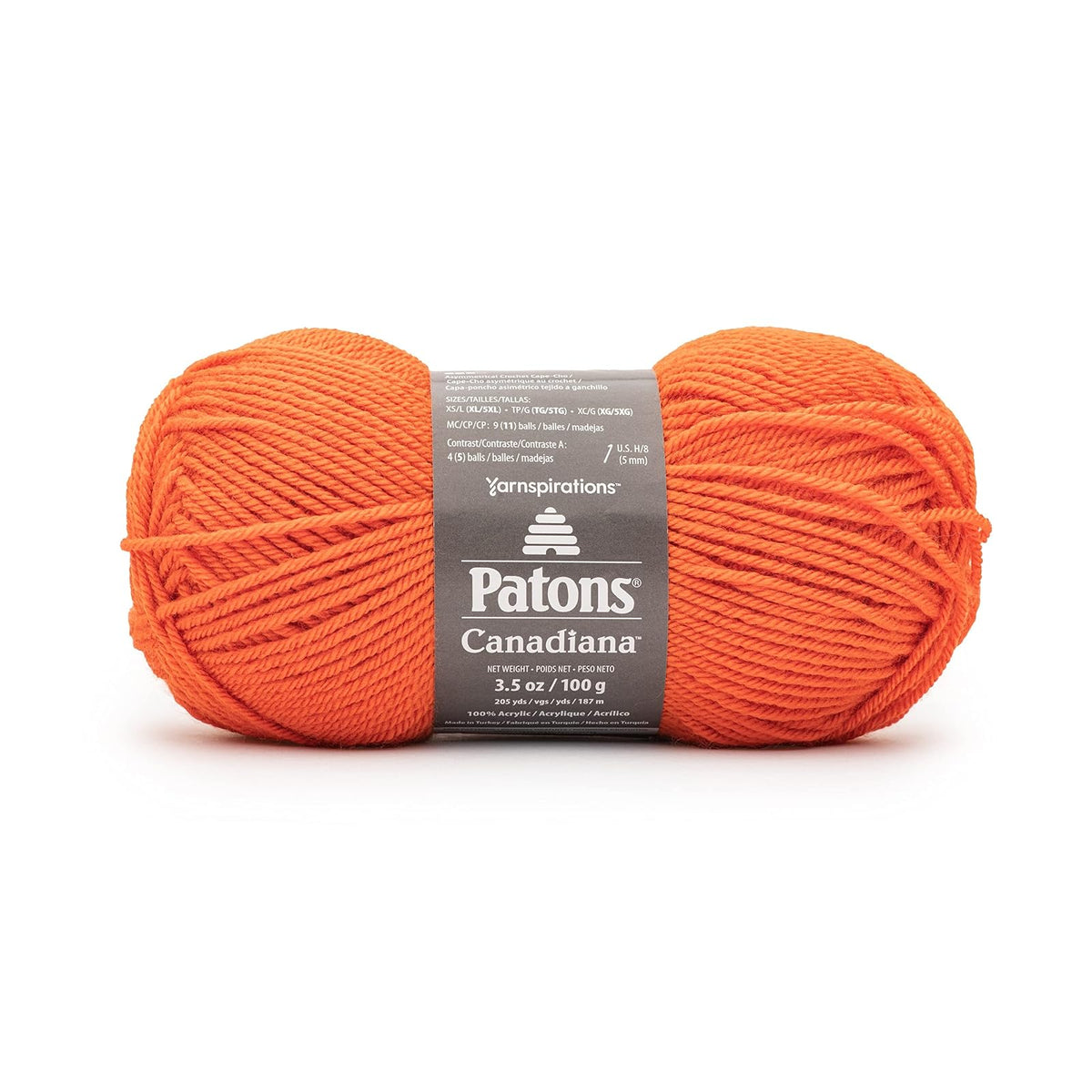 Spinrite Yarn, Worsted Weight, Pumpkin