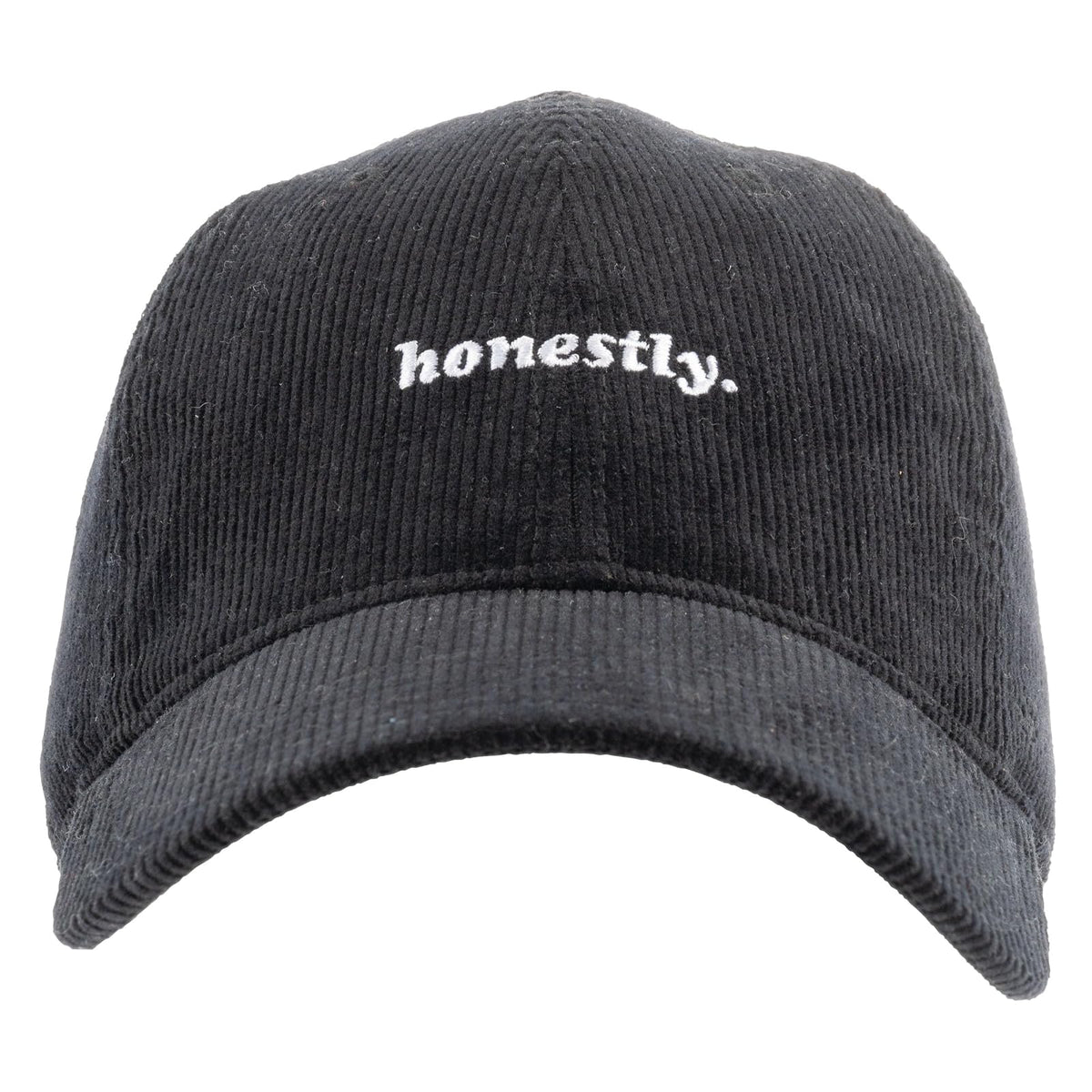 Karma Hat, Honestly, Corduroy Embroidered Hat