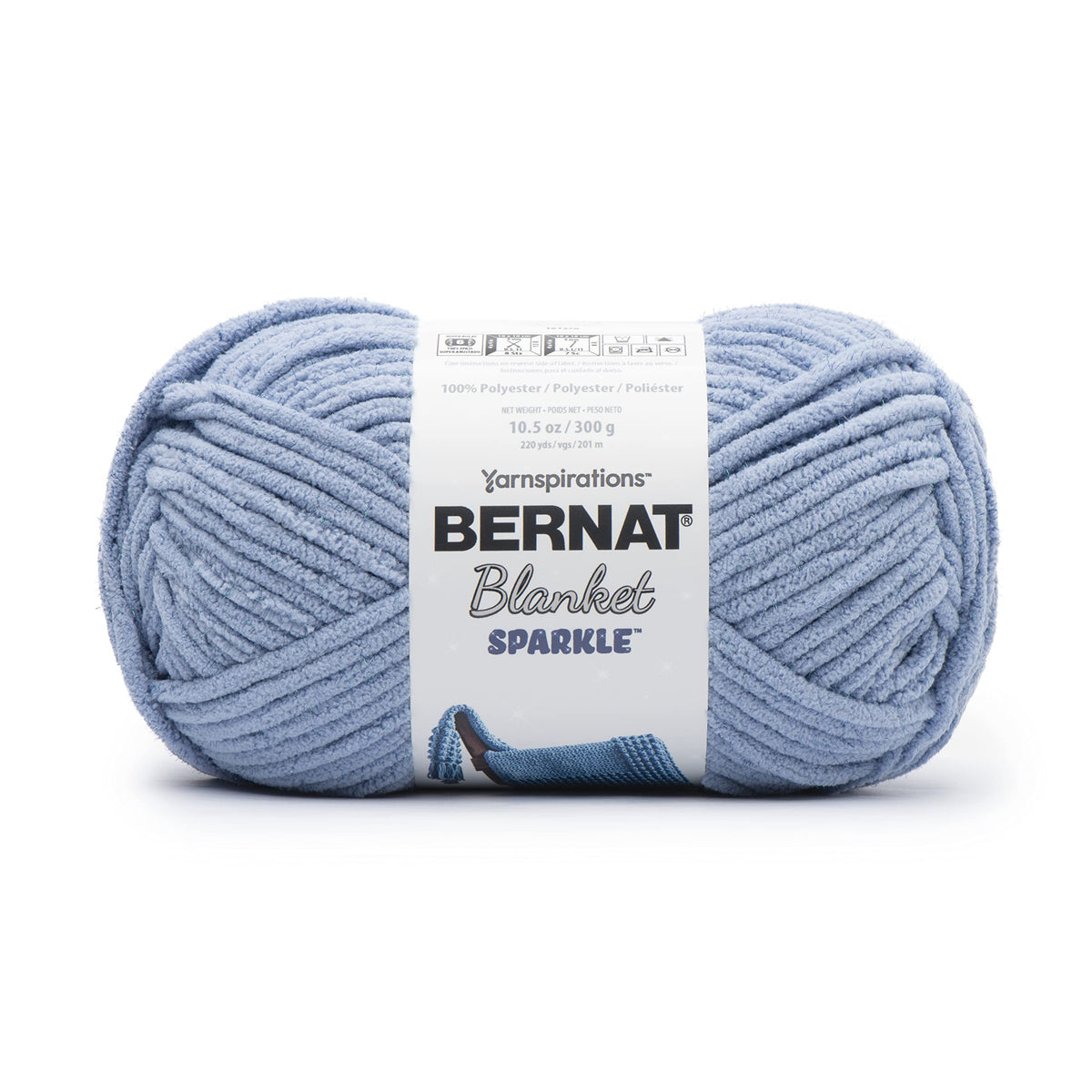 Bernat Yarn, 300g, Dusty Blue Sparkle
