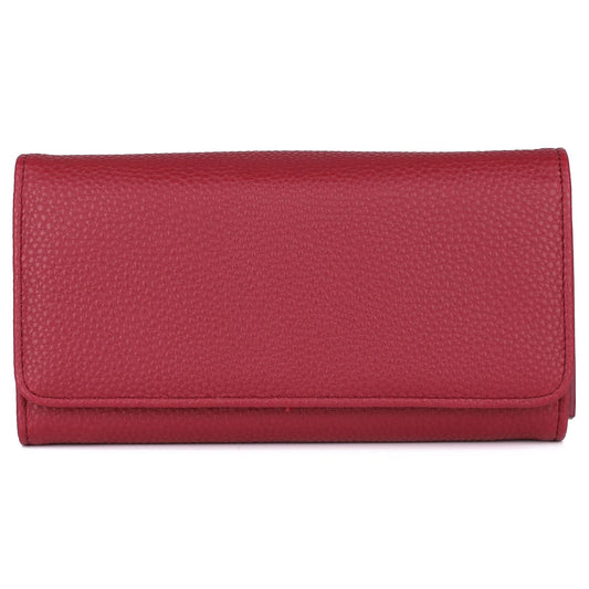 JYS Enterprise Julia Buxton Bianca Wallet Red