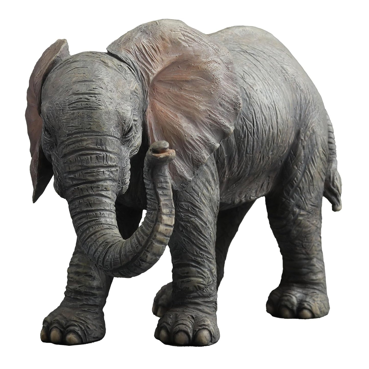 Unicorn Studio US 5.75 Inch Baby Elephant Standing Decorative Statue Figurine, Gray
