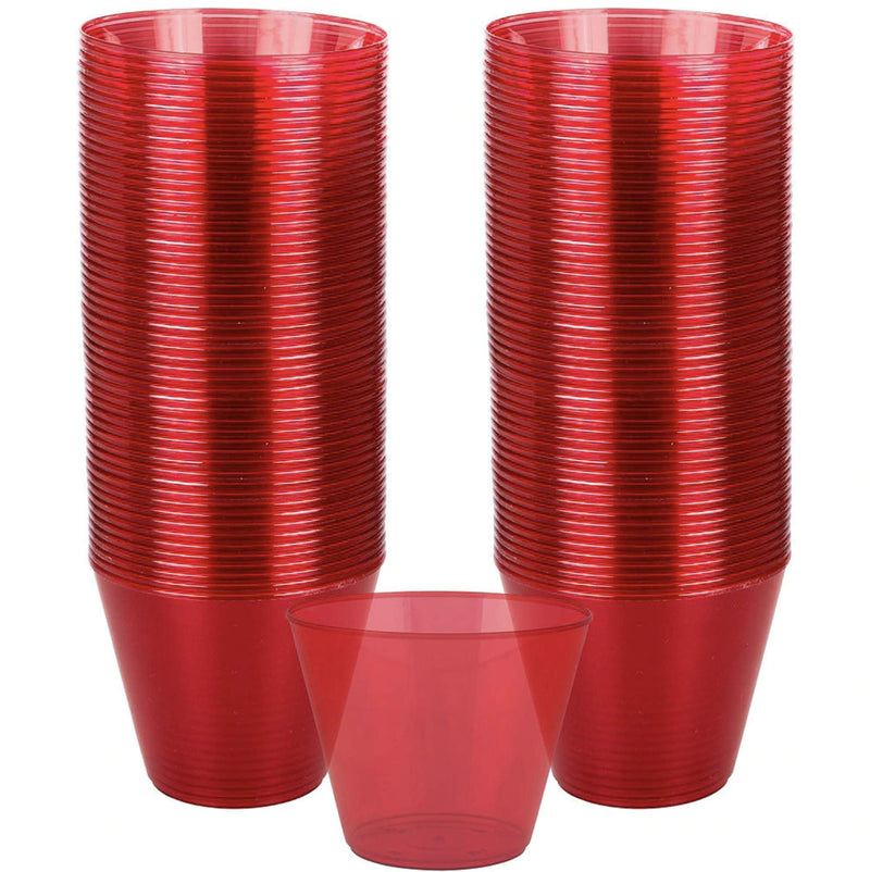Amscan Party Supplies, 9 oz, Red