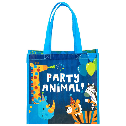 Stephen Joseph boys Zoo Stephen Joseph Gifts Medium Recycled Gift Bag, Zoo, No Size US
