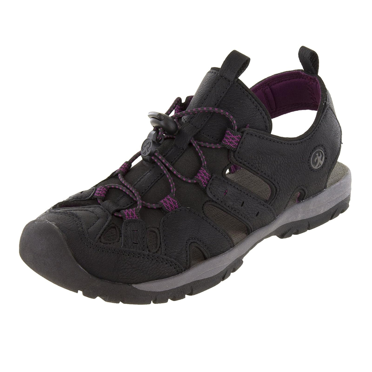 Northside Sandal, 10, Black/Berry