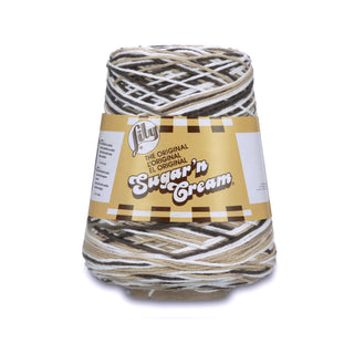 Lily Yarn, 1 Cone (14 oz), Chocolate Ombre