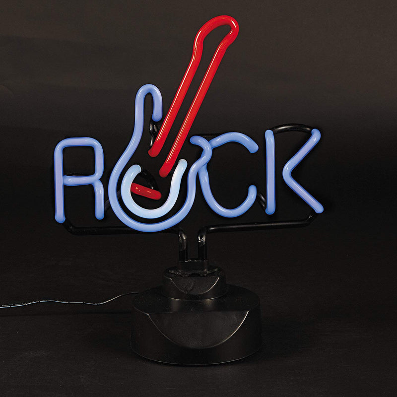 Fun Express - Neon"Rock" Sign - Home Decor - Decorative Accessories - Home Accents - 1 Piece