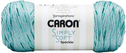 Spinrite Yarns (CA) CARON Simply Soft Speckle Yarn, Abyss