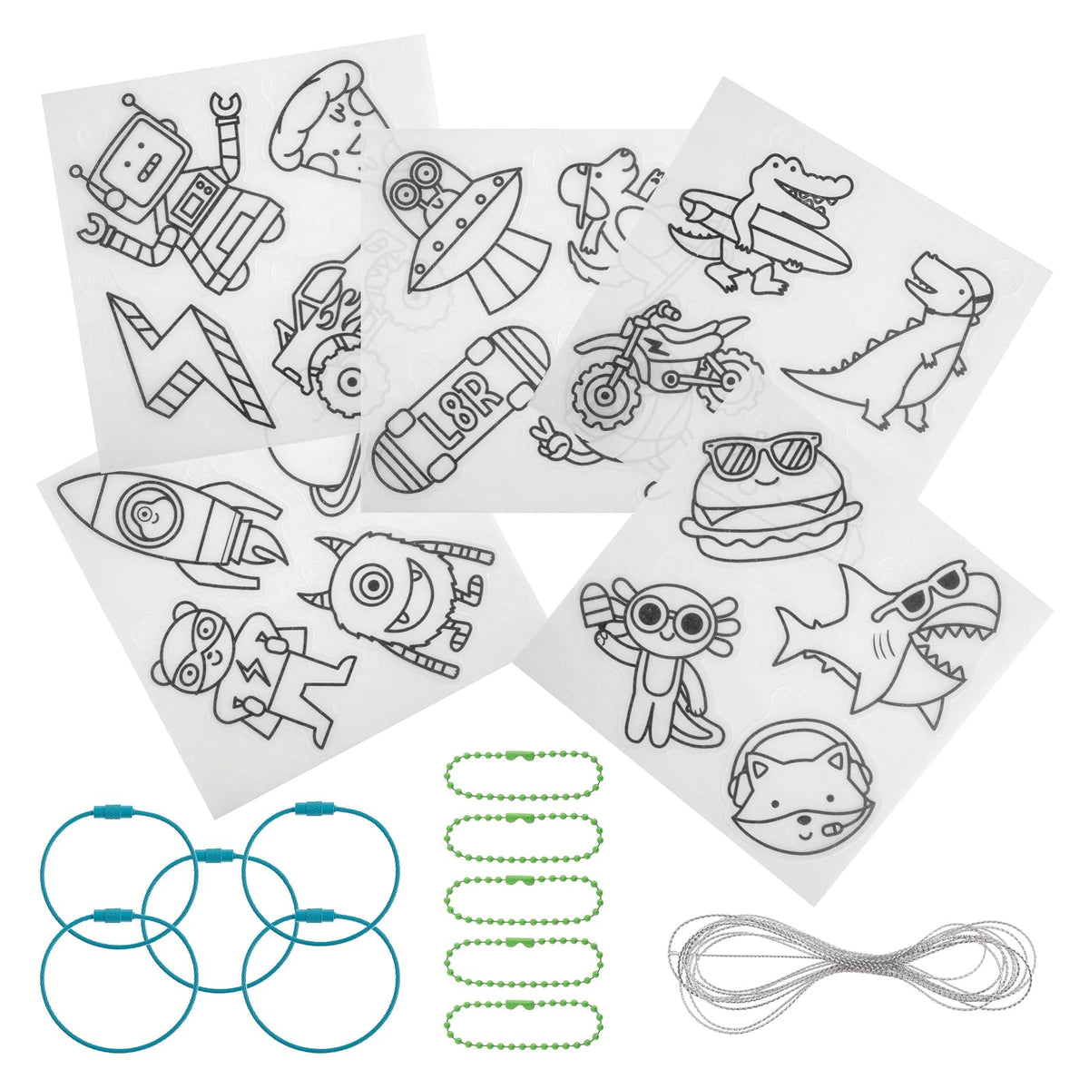 Stephen Joseph Art Craft Kit, 6 inches x 6 inches, Adventure