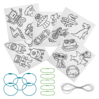 Stephen Joseph Art Craft Kit, 6 inches x 6 inches, Adventure