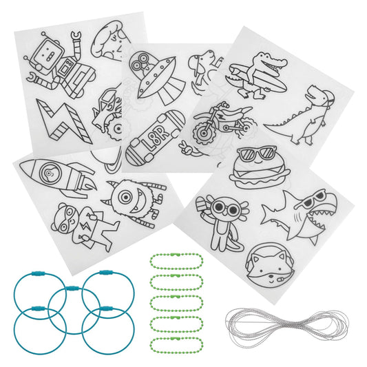 Stephen Joseph Art Craft Kit, 6 inches x 6 inches, Adventure