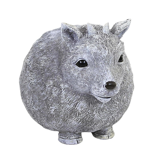 Roman Goat Statue Pudgy Pals, 6.25-inch Height, Resin, Stone Mix, Home, Garden D√©cor