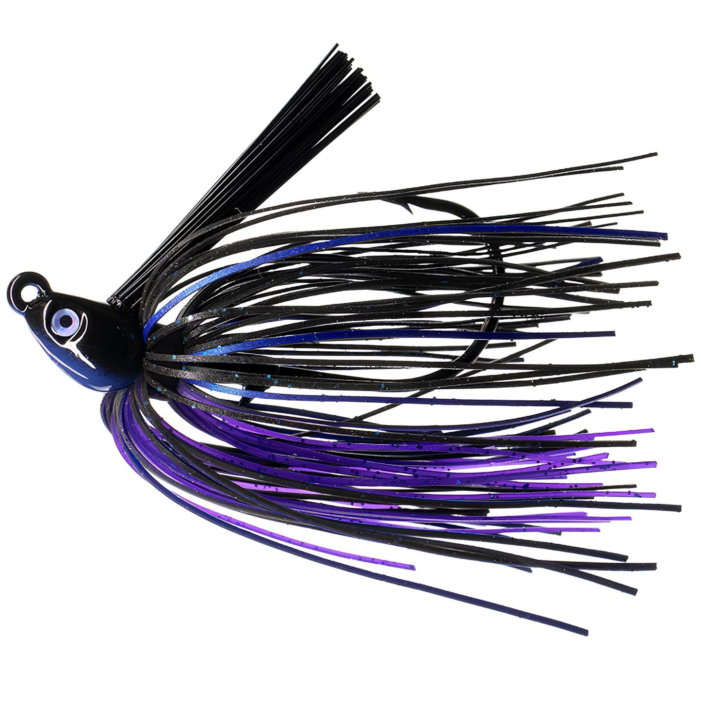 Dirty Jigs Swim Jig (Black Blue Purple, 3/8 Oz.)