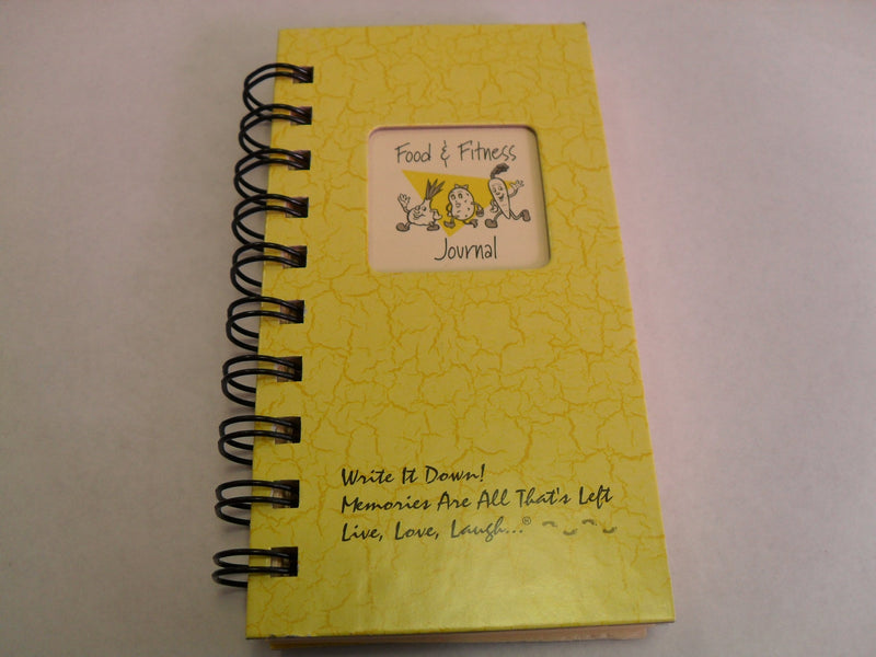 1 X Food & Fitness Journal - MINI Buttercup Hard Cover NEW TITLE!