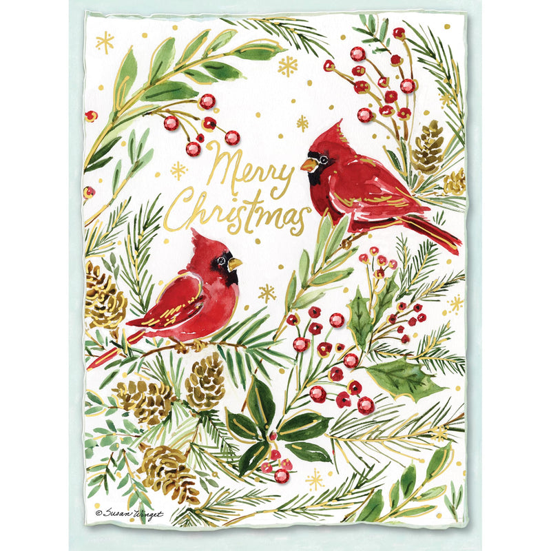 LANG Christmas Cardinals Luxe Christmas Cards (1025107)