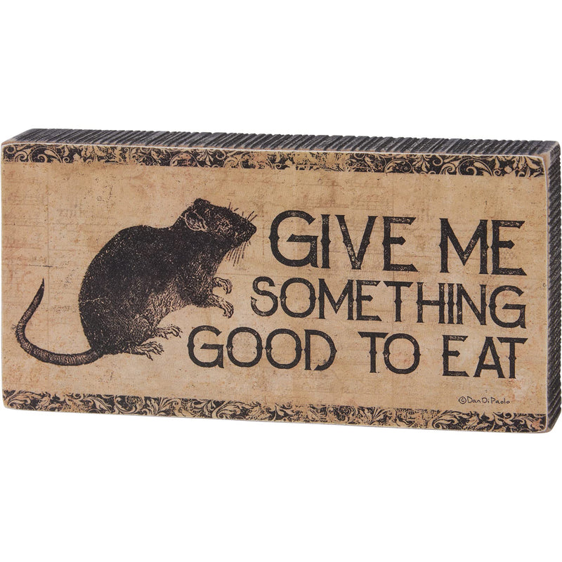 Block Sign - Good To Eat