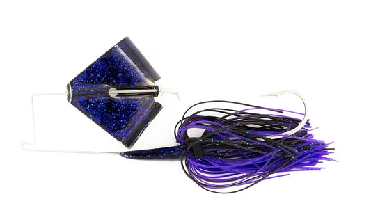 Nichols Lures Rb14-12 Reflex Metal Flake Buzzbait, Jt's Tidal Blue Fleck, 1/2 oz