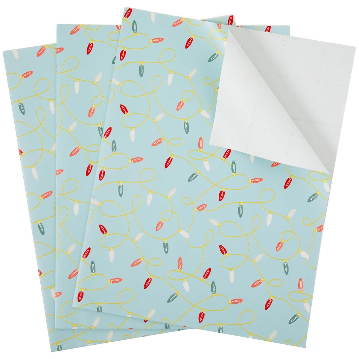 The Gift Wrap Company Gift Wrap, 3 Sheet (Pack of 1), Teal Multicolor