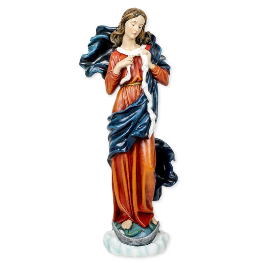 Roman Joseph's Studio Mary Undoer of Knots 10 inch Resin Stone Decorative Figurine
