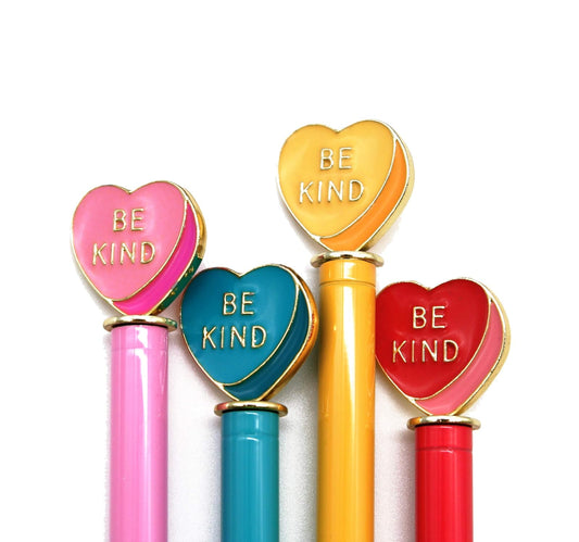 Snifty Enamel Charm Pen - BE KIND - Set of 4