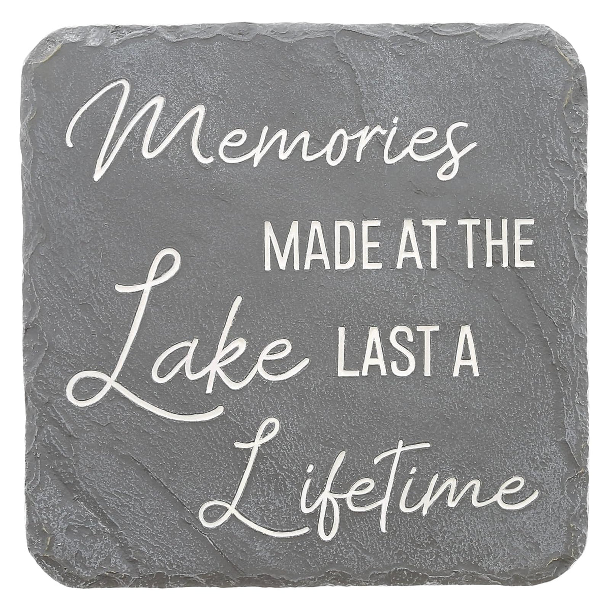 Pavilion Gift Company Decorative Signage, 7.75 x 0.75 inches, Gray, White