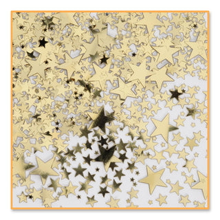 Beistle Gold Stars Confetti, 1/2-Ounce
