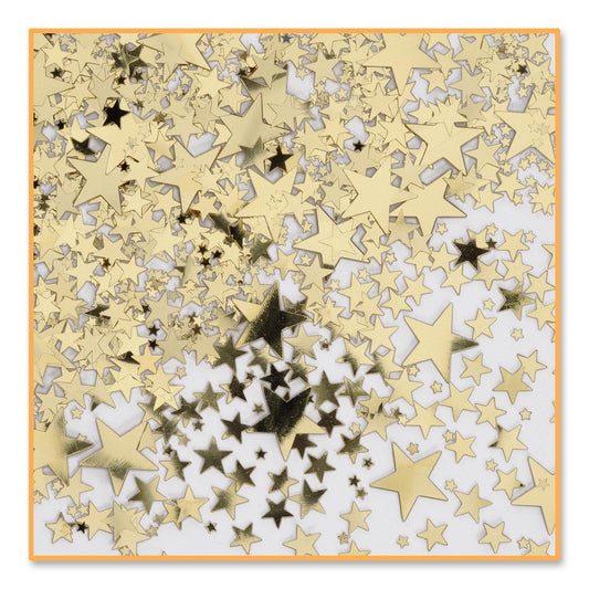 Beistle Gold Stars Confetti, 1/2-Ounce
