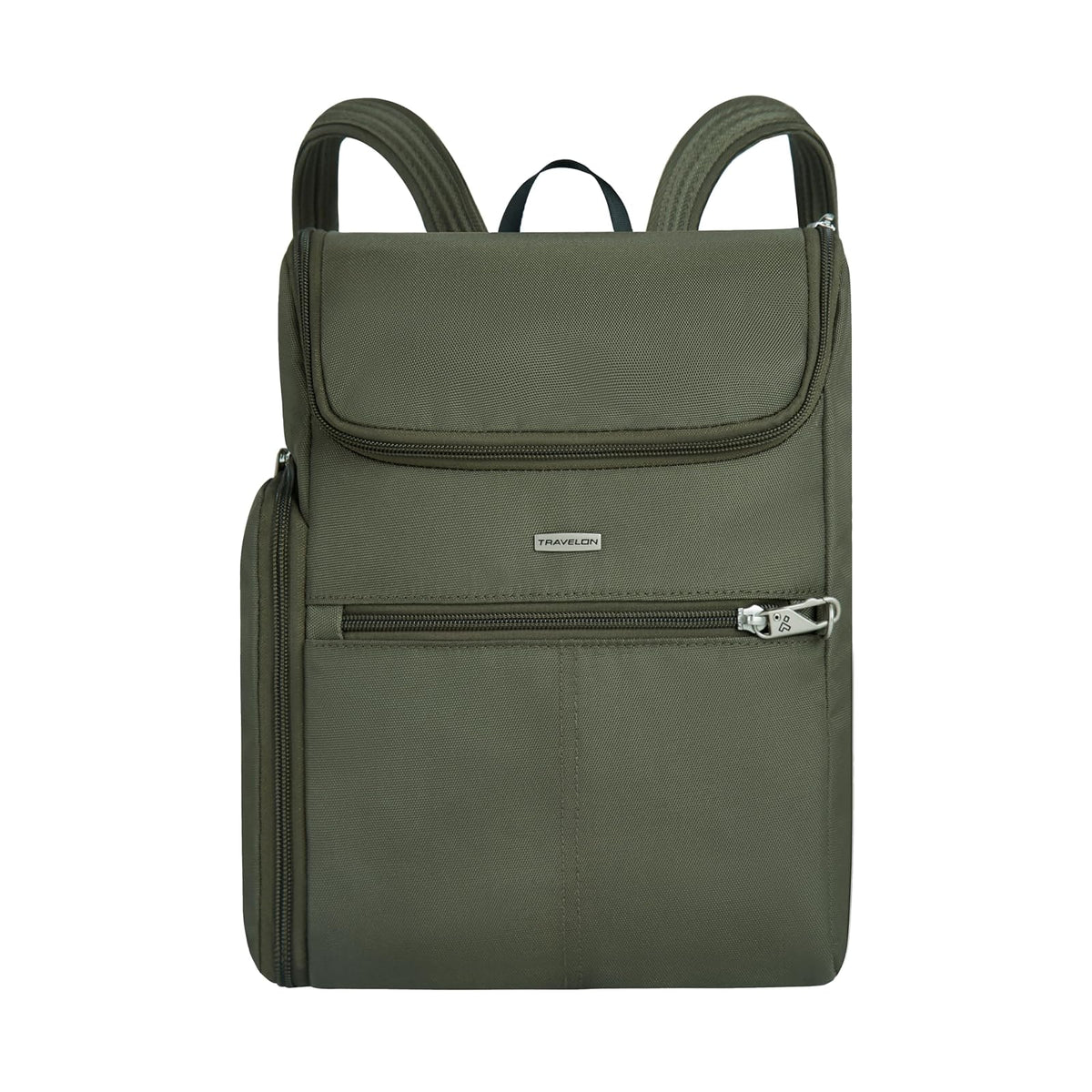 Travelon Backpack, 8.5"W x 12"H x 3"D, Green